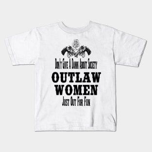 Outlaw Women Kids T-Shirt